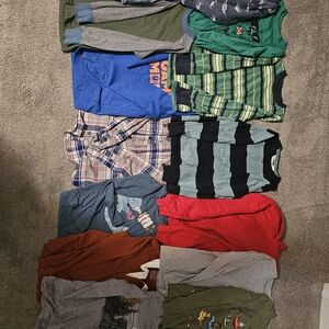 Assortment of Boys Long Sleeve Tops